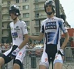 Frank Schleck pendant la 18me tape du  Tour de France 2009